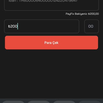 Payfix Para Çekme Sorunu