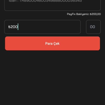 Payfix Para Çekme Sorunu