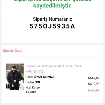 Densmood 1 Hafta Olmasına Rağmen Ürün Kargolanmadı
