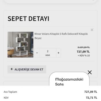 Vivense'den Aldığım Ürün 2 Katı Fiyattan Satıldı!