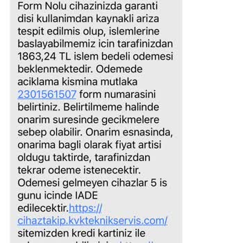 KVK Ve Teknosa Haksız Para Talebi