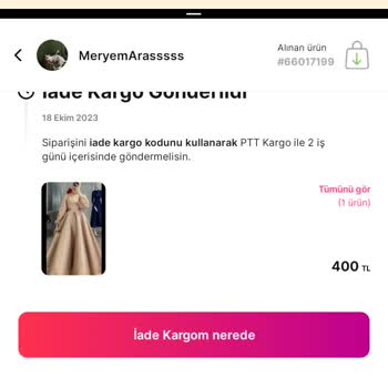 Gardrops Para İadesi Yapılmadı