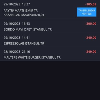 Martı Kartımdan Fazla Para Çekildi