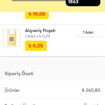 Şok Marketler Cepte Şok Eksik Ürün Gönderdi