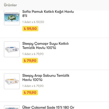 Şok Marketler CEP'TE Şok Eksik Sipariş Teslimi