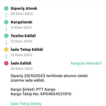 Dolap Adres Değişikliği Ve Kargo İadesi