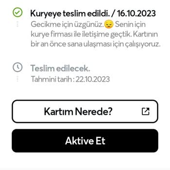 Papara Kartım Gelmedi Geç Kaldı