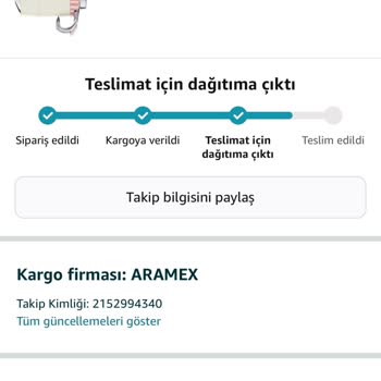 Aramex Kargonun Takip Ve Teslimat Sürecini Kötü Yönetmesi