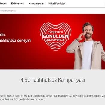 Vodafone Ankara'nın Göbeğinde Çekmeyen Hattına Cayma Bedeli İstiyor.