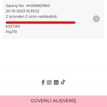 Luv it! İade Problemi Yasıyorum