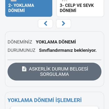 Milli Savunma Bakanlığı Askerlik Sınıflandırma Halen Bekleniyor Yazıyor