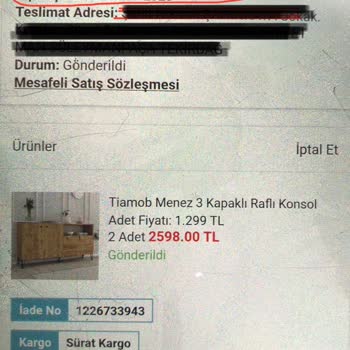 A101 Online Tedarik Sorunu Ve Yanlış Ürün Gönderme!