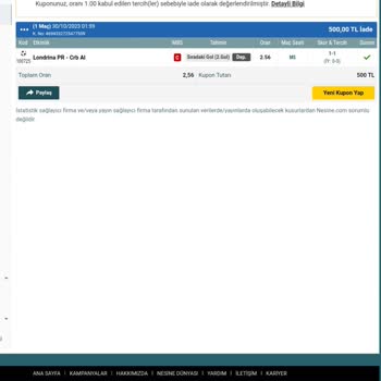 Nesine Com Usul Söz İşlem Yapıyor