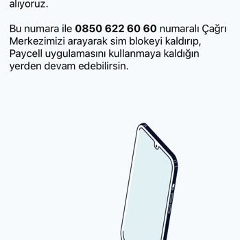 Paycell Sim Kart Blokemi Kaldırmıyor