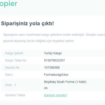 Shopier'e Üye Olmadan Sipariş Verme Mağduriyeti