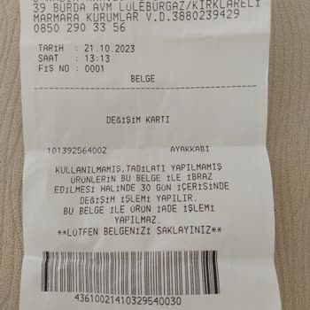 FLO Ayakkabı FLO Değişim Yapmıyor