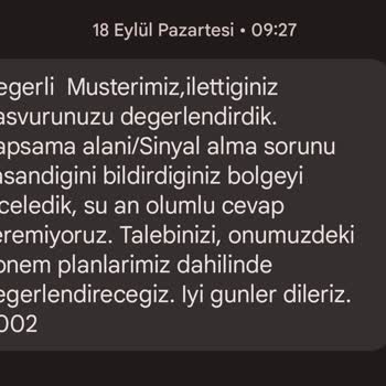 Turkcell Para İadesi Talep Ediyorum