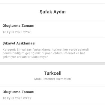 Turkcell Para İadesi Talep Ediyorum