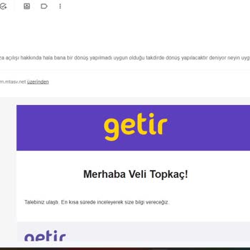 Getir Çarşı Başvuru