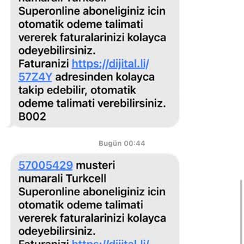 Turkcell Superonline Otomatik Ödeme Talimatı Sorunu