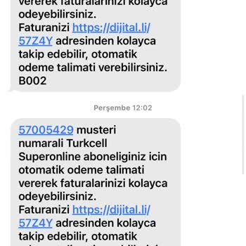 Turkcell Superonline Otomatik Ödeme Talimatı Sorunu