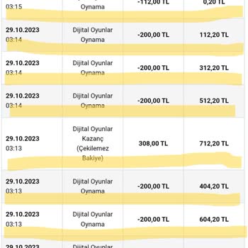 Nesine Bilgim Dışında Oyun Oynatarak Bakiyemin Tamamını Kullanması