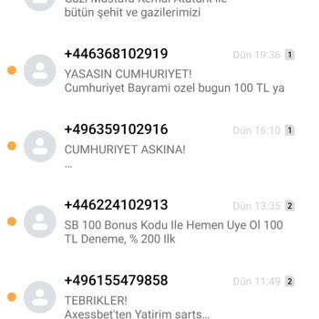 Vodafone Yurt Dışı SMS Sorunu