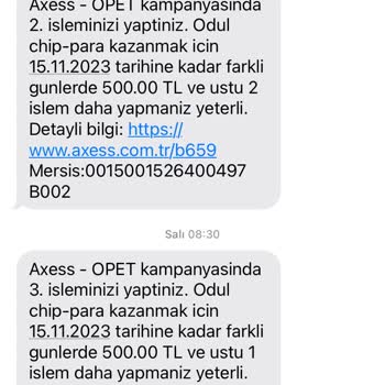 Akbank Axess Chip Para Hesabıma Yüklenmedi