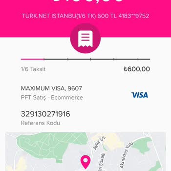 TurkNet Yüksek Gelen Fatura