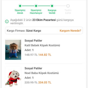 Sürat Kargo 1 Haftadır Ürünümü Aynı Yerde Bekletiyor