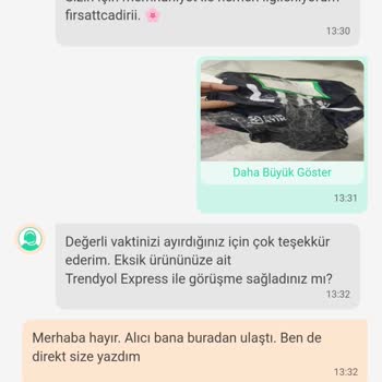 Trendyol Express Ürünüm Kayboldu Hiçbiri Sorumluluk Almıyor