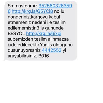 Aras Kargo Adrese Teslim Edilmiyor