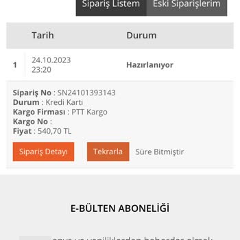 İsem Kitap Bir Türlü Kargolanmayan Sipariş