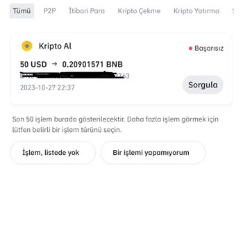 Binance Global 50 USD Başarısız Gözüküyor