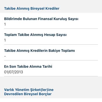 Findeks 10 Yıl Önceki Kanuni Takibin Hala Silinmedi