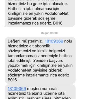 Vodafone ADSL Ev İnterneti Başvurusuyla İlgili Sorunlar