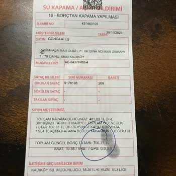 İSKİ İbb Yi Tanımıyor!