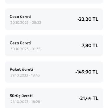 BinBin Verilen Ceza Tutarından Fazla Para Alma