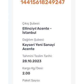 Sürat Kargo Kargom Gelmedi Şubeden Alınması Gerekmiş