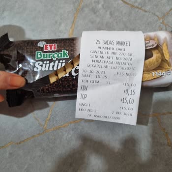Eti Gıda Burçak Sütlü Çikolatalı Bisküvide Küf Olması