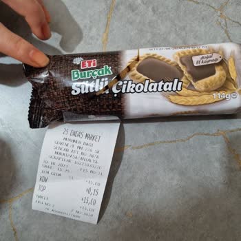 Eti Gıda Burçak Sütlü Çikolatalı Bisküvide Küf Olması