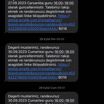 Arçelik Çamaşır Makinesi Şikayet