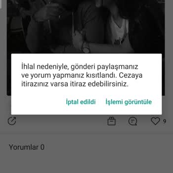 BigoLive Türkiye İhlal ASKİ Nedeniyle Video Paylaşım Yapamıyorum Mesaj Yazamıyorum