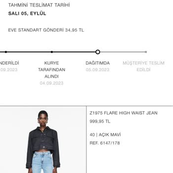 Zara Sipariş Paramı İade Etmedi