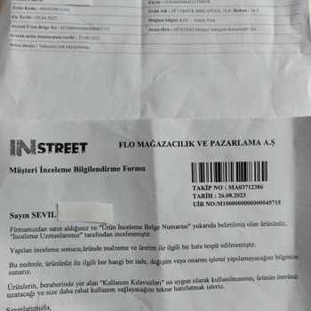 In Street'ten Alınan Skechers Ayakkabının Tabanları Kayıyor