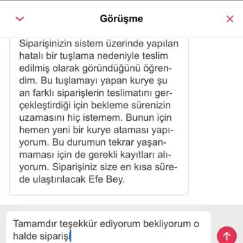 Yemeksepeti Siparişi Teslim Edildi Olarak Görünmesine Rağmen Gelmedi
