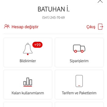 Vodafone Hattımın Kapatılmasını Talep Ediyorum