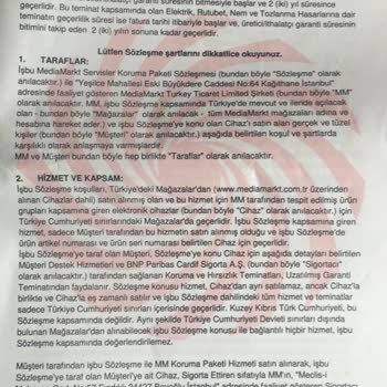 Garanti Kapsamındaki TV Media Markt Tarafından Mağdur Bırakıldım