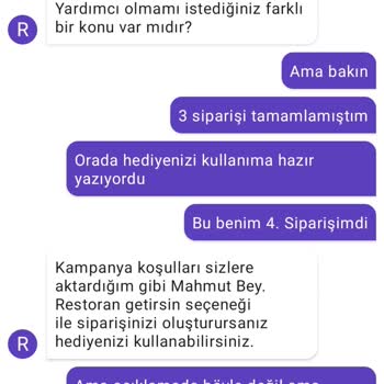 Getir Yemek Yanlış Açıklamayla Mağdur Ediyor