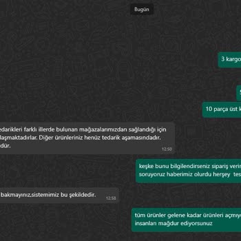 Yeni Koza Tekstil Siparişim Eksik Gönderildi Hepsi Teslim Gözüküyor Sistemde